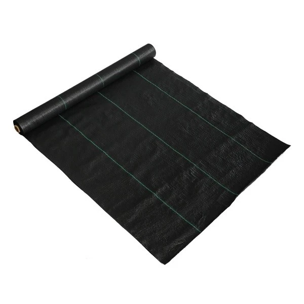 Medium Black Weed Control Fabric Roll factory